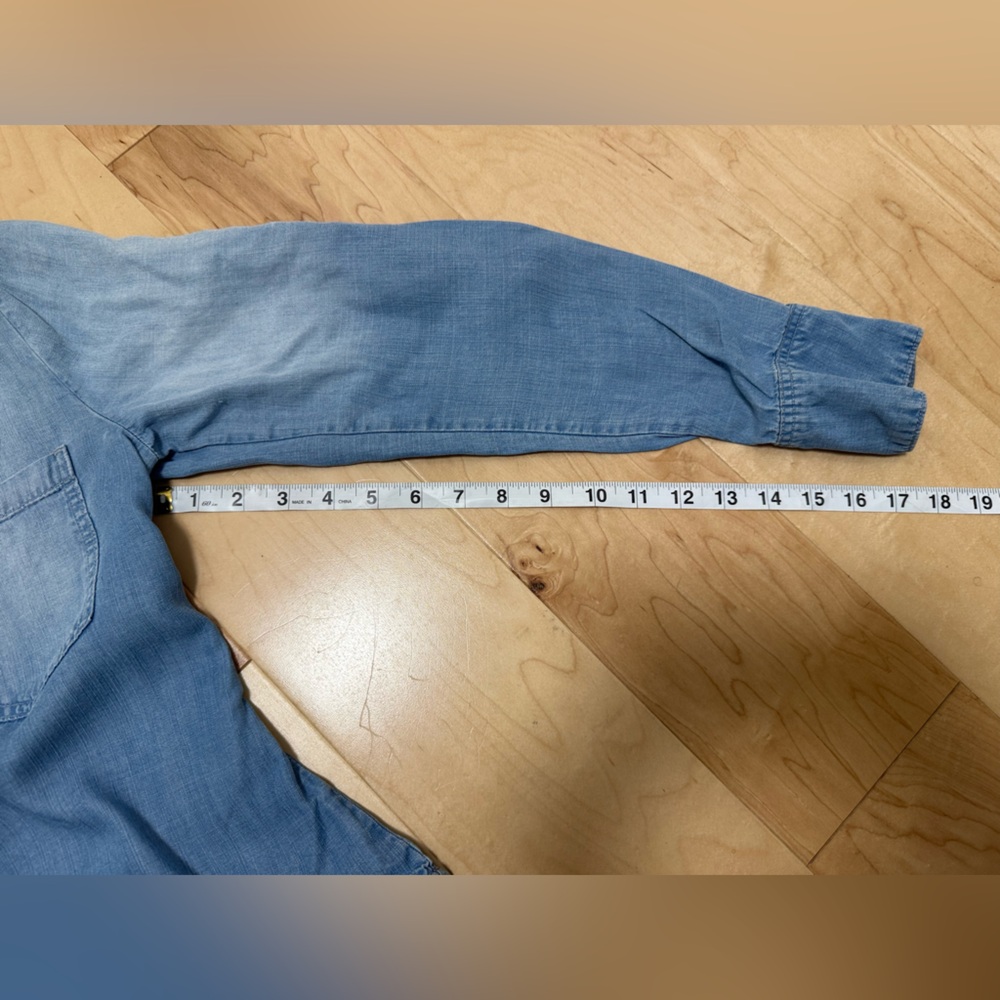 CLOTH & STONE Womens Shirt Chambray Boho Coastal Minimalist Tencel Size‎ S - Picture 6 of 8